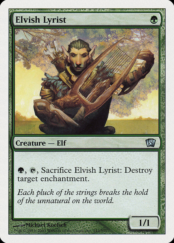Elvish Lyrist [Eighth Edition] | Pegasus Games WI