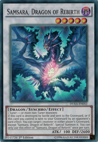 Samsara, Dragon of Rebirth [DUEA-EN052] Super Rare | Pegasus Games WI