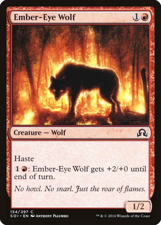 Ember-Eye Wolf [Shadows over Innistrad] | Pegasus Games WI