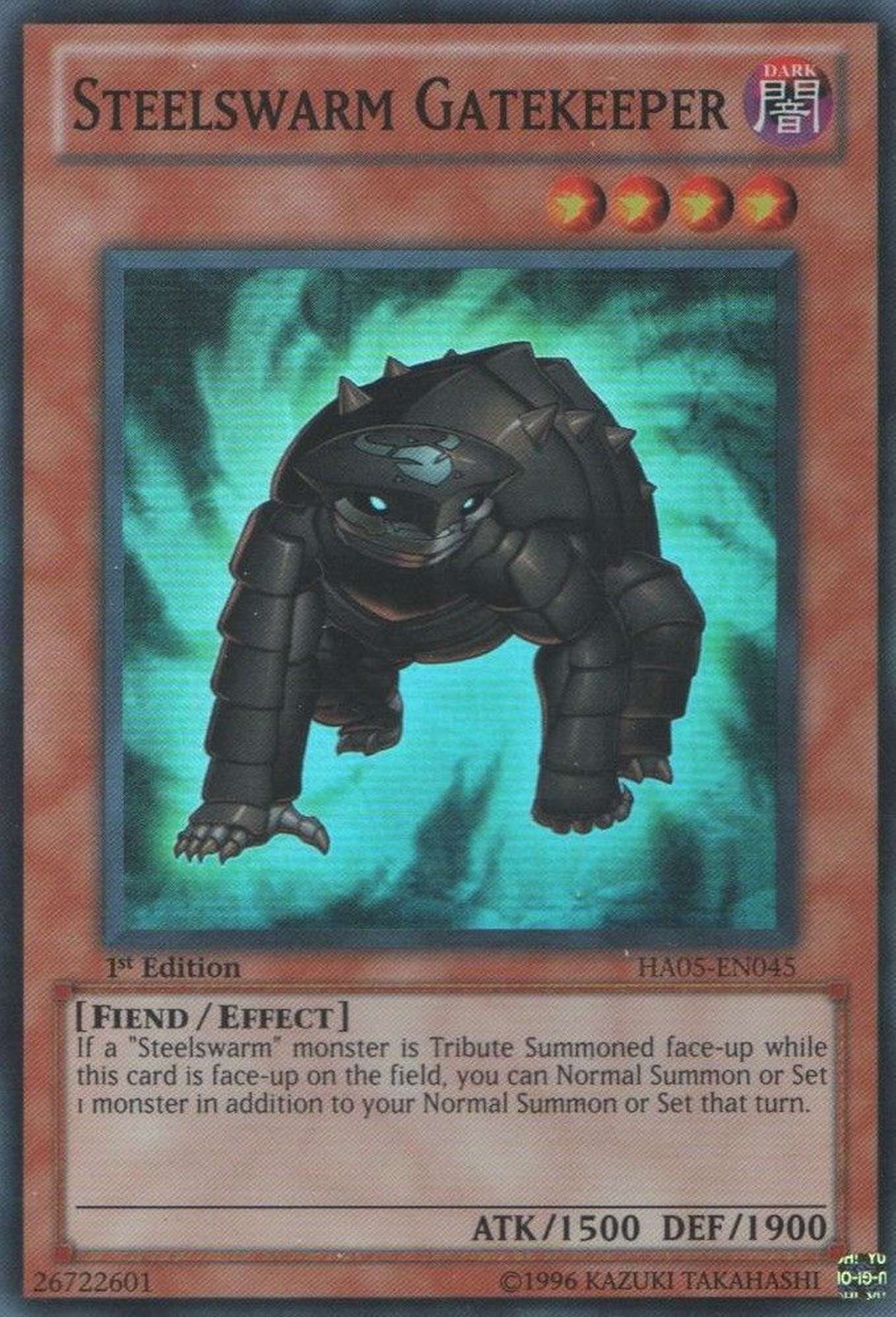 Steelswarm Gatekeeper [HA05-EN045] Super Rare | Pegasus Games WI