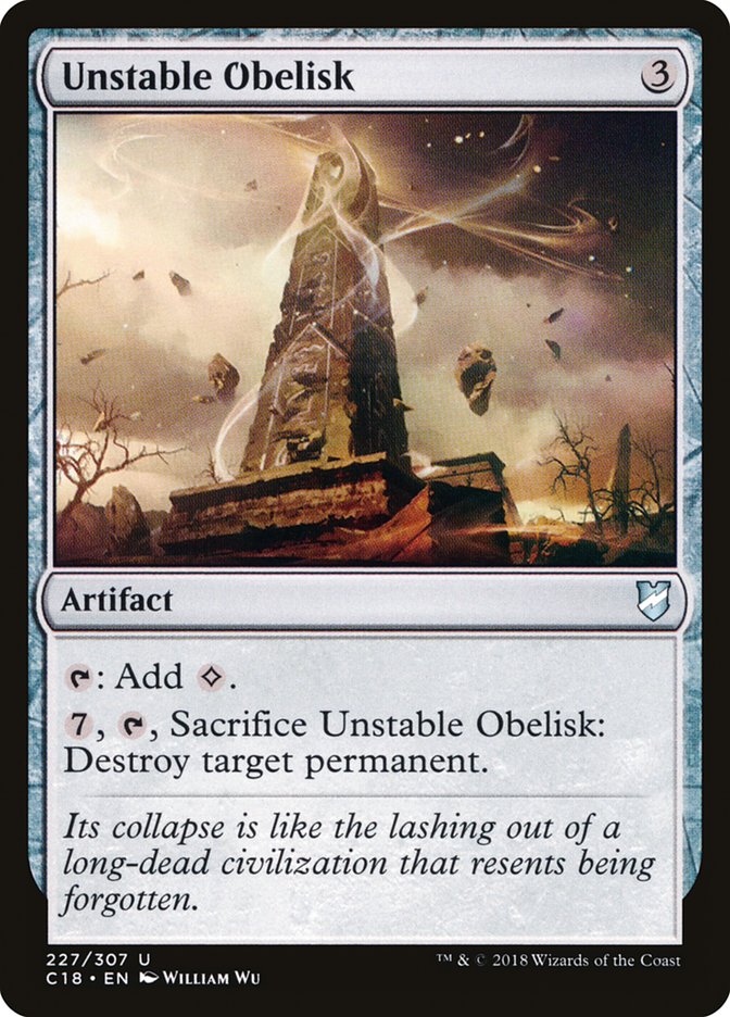 Unstable Obelisk [Commander 2018] | Pegasus Games WI