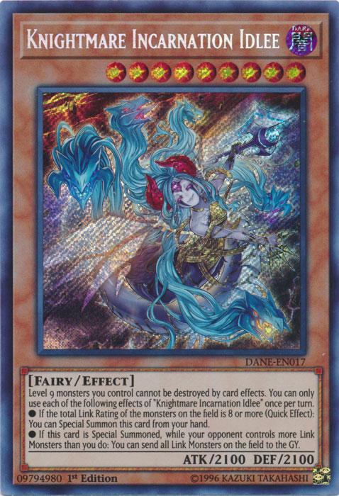 Knightmare Incarnation Idlee [DANE-EN017] Secret Rare | Pegasus Games WI