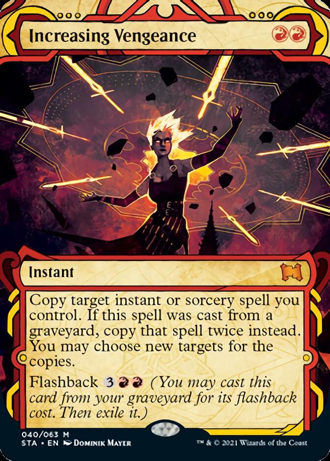 Increasing Vengeance (Foil Etched) [Strixhaven: School of Mages Mystical Archive] | Pegasus Games WI