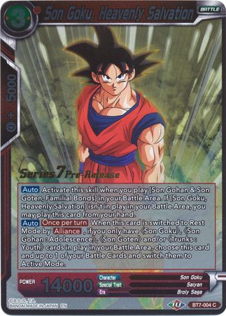 Son Goku, Heavenly Salvation (Assault of the Saiyans) [BT7-004_PR] | Pegasus Games WI