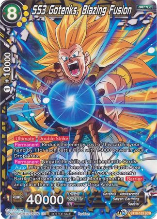 SS3 Gotenks, Blazing Fusion [BT10-153] | Pegasus Games WI