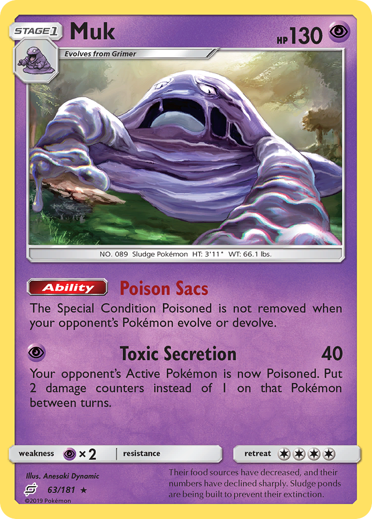 Muk (63/181) [Sun & Moon: Team Up] | Pegasus Games WI