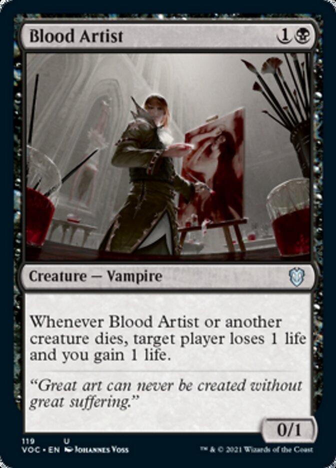 Blood Artist [Innistrad: Crimson Vow Commander] | Pegasus Games WI