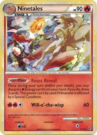 Ninetales (7/123) (Cracked Ice) [HeartGold & SoulSilver: Undaunted] | Pegasus Games WI