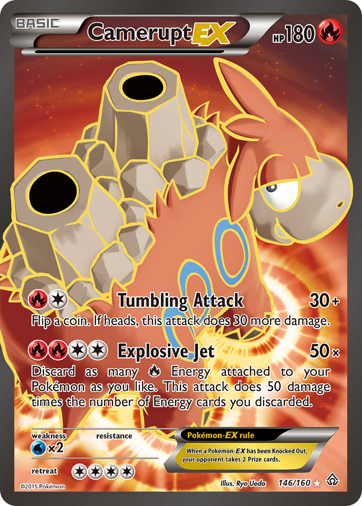 Camerupt EX (146/160) [XY: Primal Clash] | Pegasus Games WI