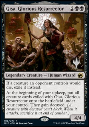 Gisa, Glorious Resurrector (Promo Pack) [Innistrad: Midnight Hunt Promos] | Pegasus Games WI