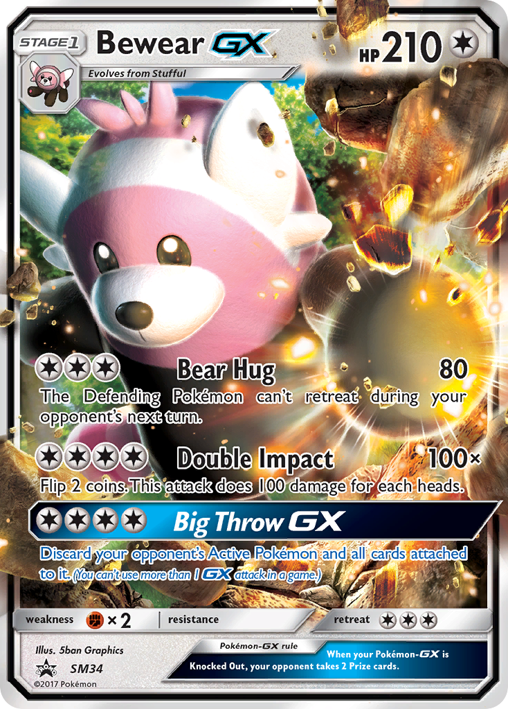 Bewear GX (SM34) [Sun & Moon: Black Star Promos] | Pegasus Games WI