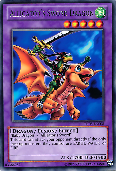 Alligator's Sword Dragon [TU08-EN008] Rare | Pegasus Games WI