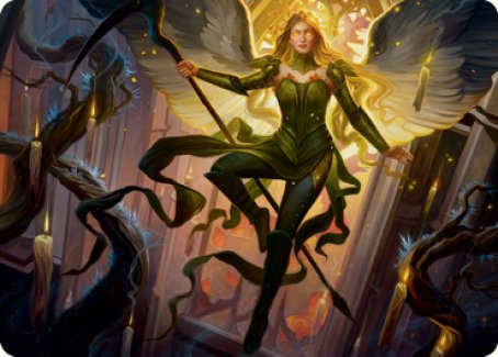 Sigarda, Champion of Light Art Card [Innistrad: Midnight Hunt Art Series] | Pegasus Games WI