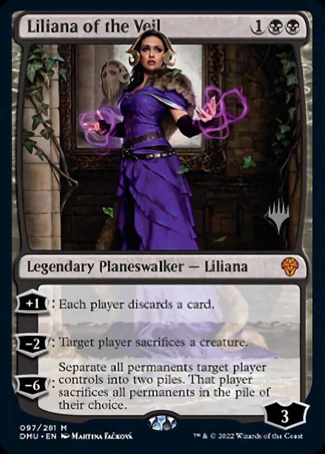 Liliana of the Veil (Promo Pack) [Dominaria United Promos] | Pegasus Games WI