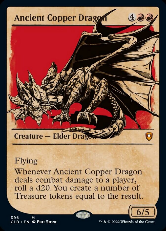 Ancient Copper Dragon (Showcase) [Commander Legends: Battle for Baldur's Gate] | Pegasus Games WI