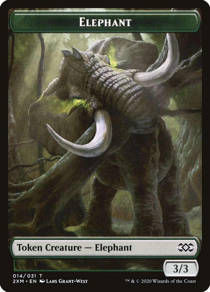 Elephant Token [Double Masters Tokens] | Pegasus Games WI