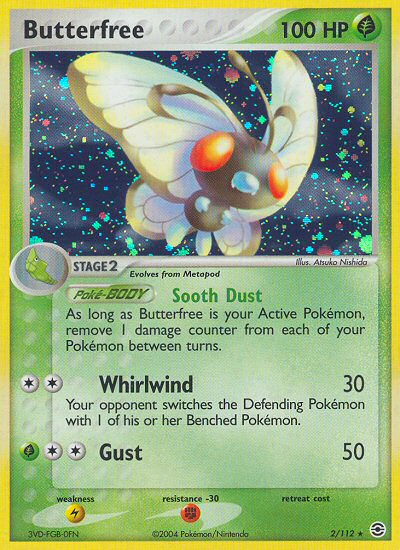 Butterfree (2/112) [EX: FireRed & LeafGreen] | Pegasus Games WI