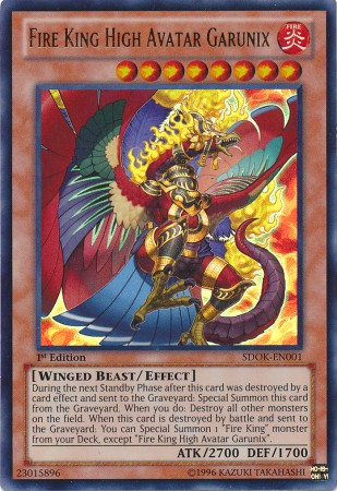 Fire King High Avatar Garunix [SDOK-EN001] Ultra Rare | Pegasus Games WI