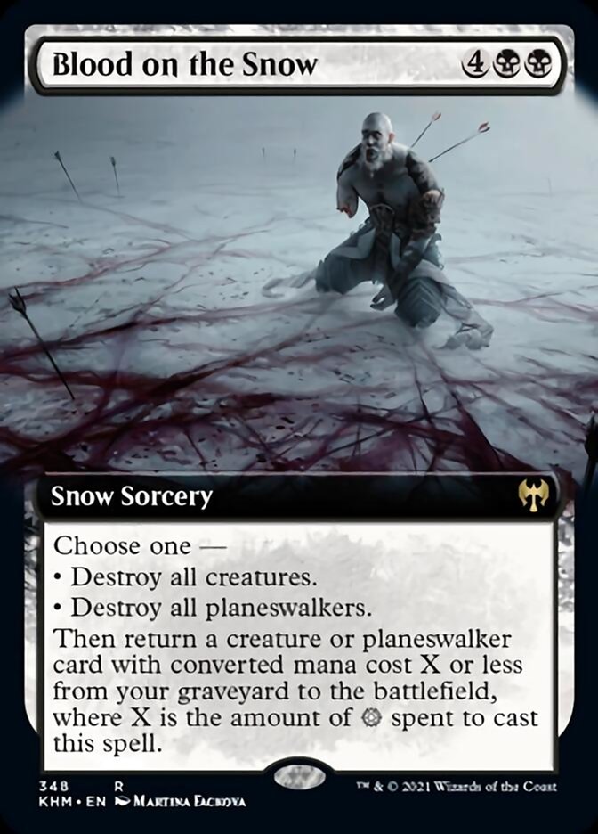 Blood on the Snow (Extended Art) [Kaldheim] | Pegasus Games WI