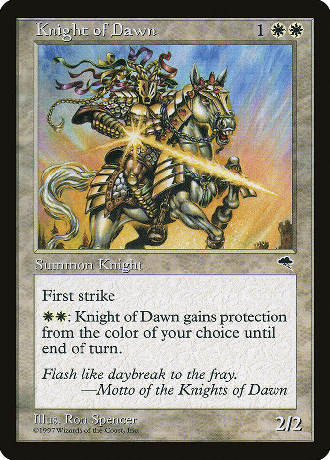 Knight of Dawn [Tempest] | Pegasus Games WI