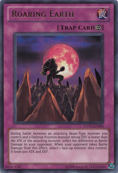 Roaring Earth (5D's Duel Transer) [YDT1-EN003] Ultra Rare | Pegasus Games WI