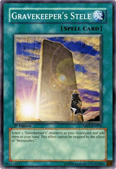 Gravekeeper's Stele [ABPF-EN056] Common | Pegasus Games WI