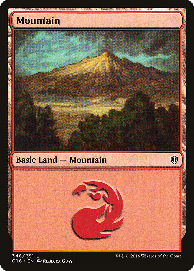 Mountain (346) [Commander 2016] | Pegasus Games WI