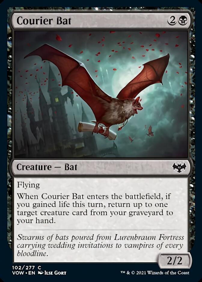 Courier Bat [Innistrad: Crimson Vow] | Pegasus Games WI