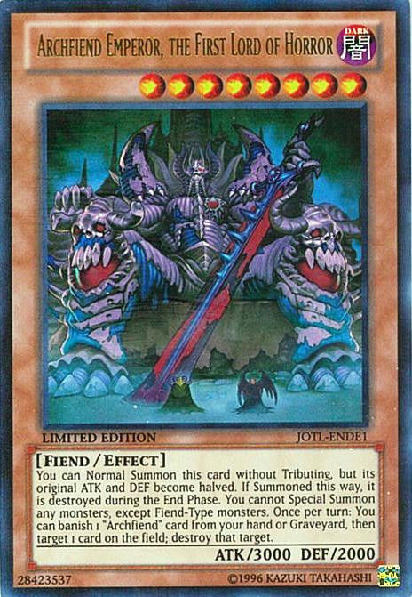 Archfiend Emperor, the First Lord of Horror [JOTL-ENDE1] Ultra Rare | Pegasus Games WI