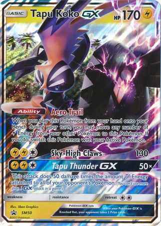 Tapu Koko GX (SM50) (Jumbo Card) [Sun & Moon: Black Star Promos] | Pegasus Games WI