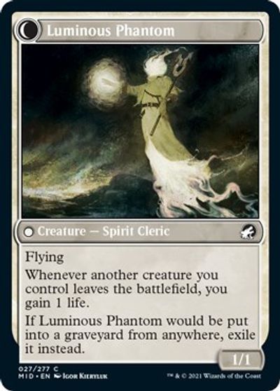 Lunarch Veteran // Luminous Phantom [Innistrad: Midnight Hunt] | Pegasus Games WI