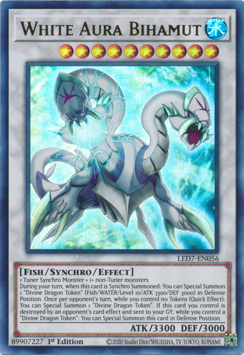 White Aura Bihamut [LED7-EN056] Ultra Rare | Pegasus Games WI