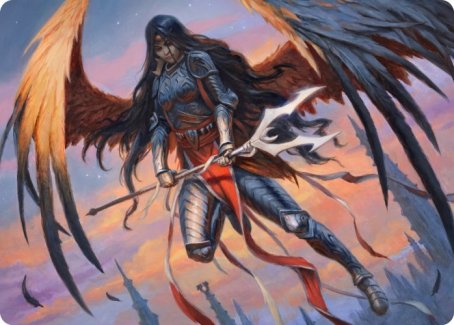Liesa, Forgotten Archangel Art Card [Innistrad: Midnight Hunt Art Series] | Pegasus Games WI