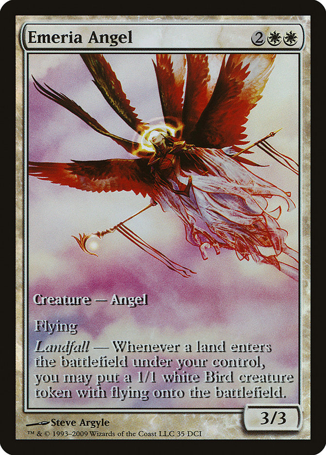 Emeria Angel (Game Day) (Extended Art) [Zendikar Promos] | Pegasus Games WI