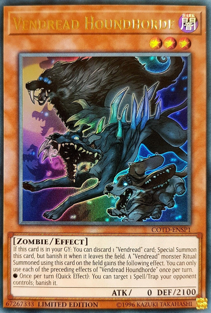 Vendread Houndhorde (COTD-ENSP1) [COTD-ENSP1] Ultra Rare | Pegasus Games WI