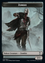 Zombie // Goat Double-Sided Token [Streets of New Capenna Commander Tokens] | Pegasus Games WI