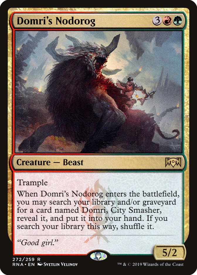 Domri's Nodorog [Ravnica Allegiance] | Pegasus Games WI