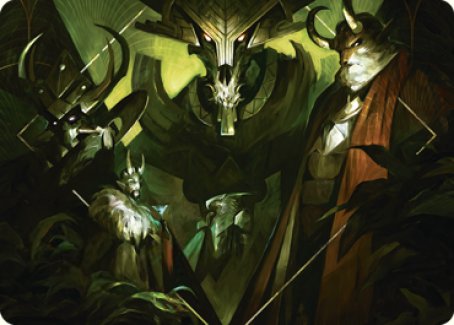 Meeting of the Five Art Card [Streets of New Capenna Art Series] | Pegasus Games WI