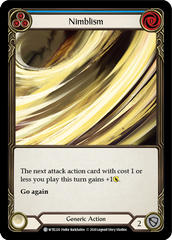 Nimblism (Blue) [U-WTR220] (Welcome to Rathe Unlimited)  Unlimited Rainbow Foil | Pegasus Games WI