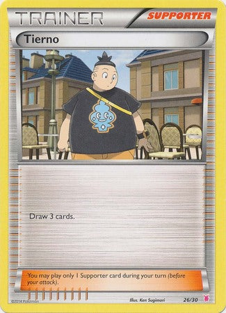 Tierno (26/30) [XY: Trainer Kit 1 - Wigglytuff] | Pegasus Games WI