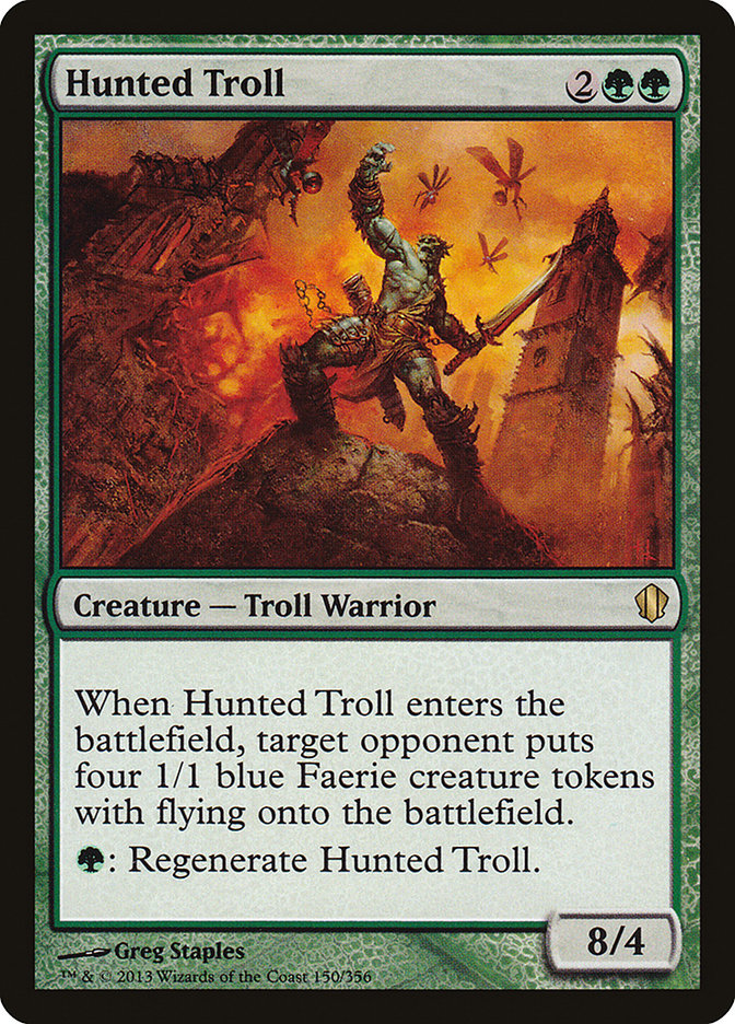 Hunted Troll [Commander 2013] | Pegasus Games WI