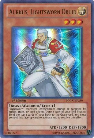 Aurkus, Lightsworn Druid [LCGX-EN250] Ultra Rare | Pegasus Games WI