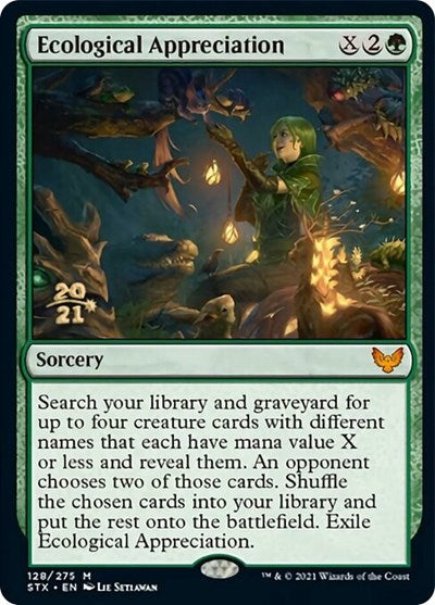 Ecological Appreciation [Strixhaven: School of Mages Prerelease Promos] | Pegasus Games WI