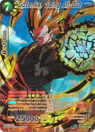 Gotenks, Going All-Out (SPR) (BT10-110) [Rise of the Unison Warrior 2nd Edition] | Pegasus Games WI