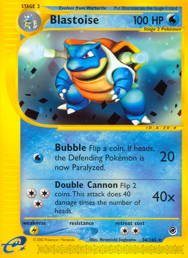 Blastoise (36/165) [Expedition: Base Set] | Pegasus Games WI