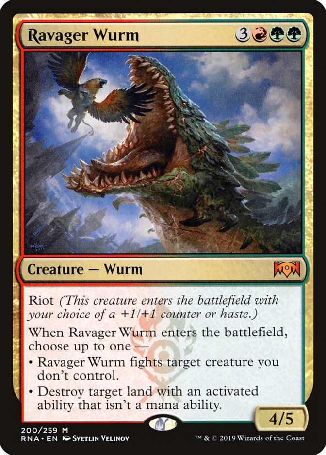 Ravager Wurm [Ravnica Allegiance] | Pegasus Games WI