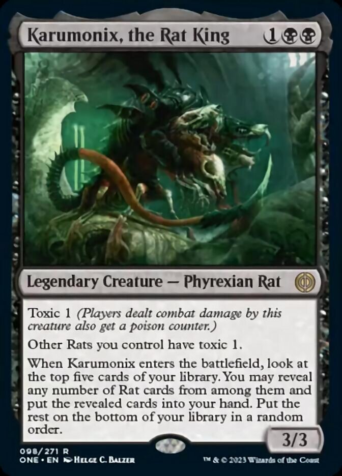 Karumonix, the Rat King [Phyrexia: All Will Be One] | Pegasus Games WI