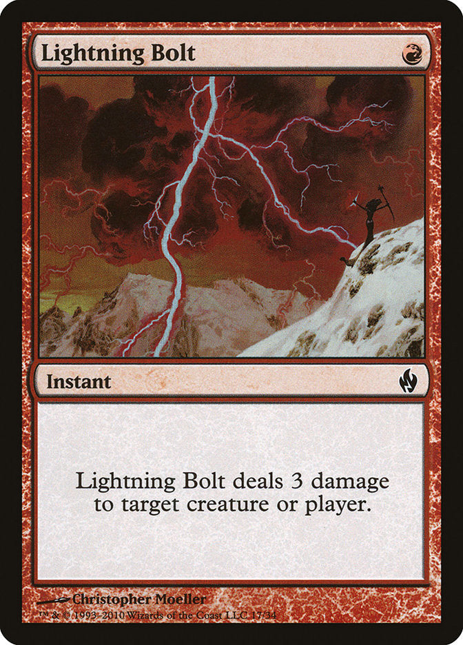 Lightning Bolt [Premium Deck Series: Fire and Lightning] | Pegasus Games WI