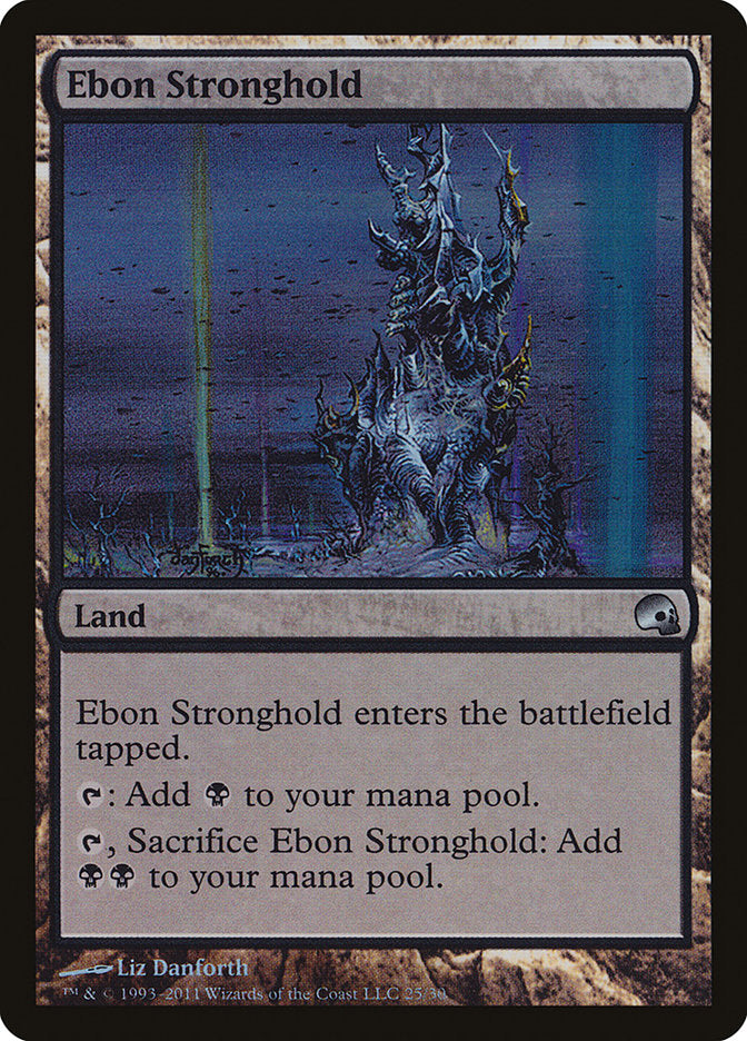 Ebon Stronghold [Premium Deck Series: Graveborn] | Pegasus Games WI