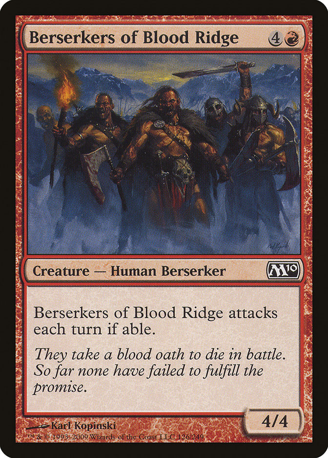 Berserkers of Blood Ridge [Magic 2010] | Pegasus Games WI